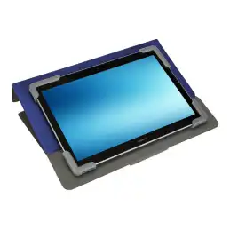Targus Safe Fit Universal 360° Rotating - Étui à rabat pour tablette - polyuréthane - bleu - 9" - 10.5 (THZ78502GL)_9
